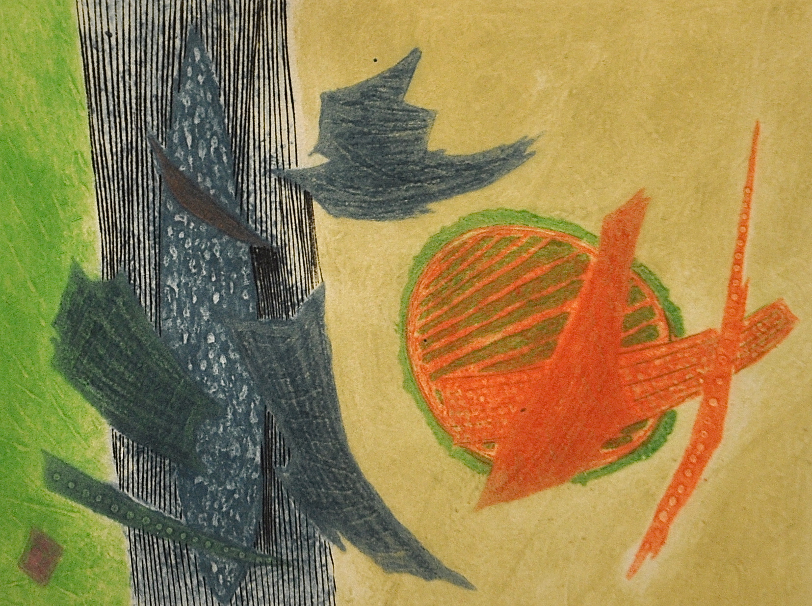 Composition au cercle rouge